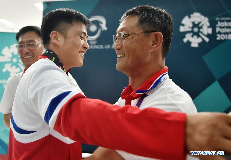 (SP)INDONESIA-PALEMBANG-ASIAN GAMES-SHOOTING-10M RUNNING TARGET MIXED MEN