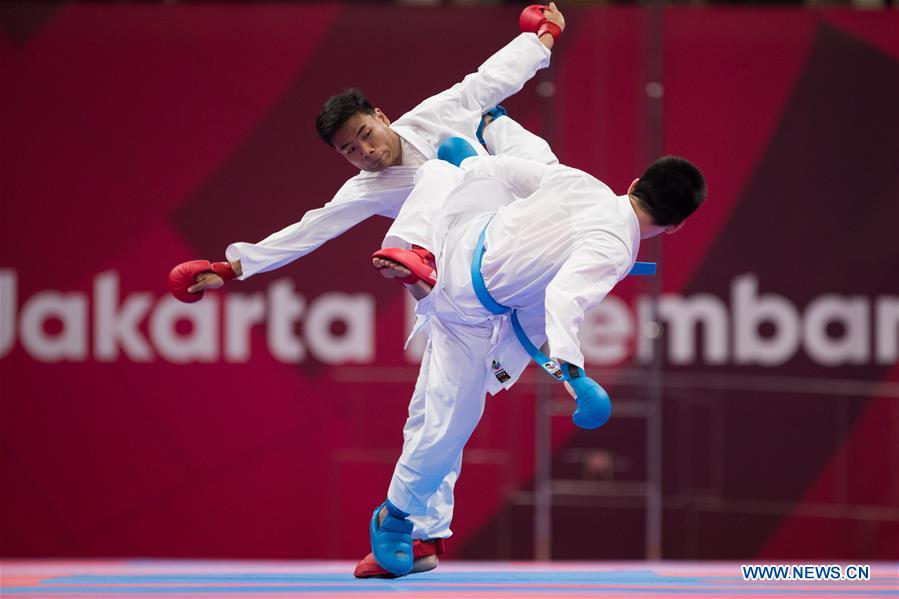 (SP)INDONESIA-JAKARTA-ASIAN GAMES-KARATE-MEN'S 75KG