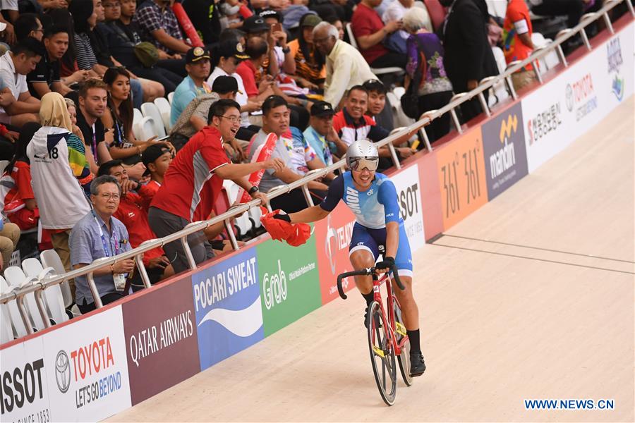 (SP)INDONESIA-JAKARTA-ASIAN GAMES-TRACK CYCLING-MEN'S MADISON