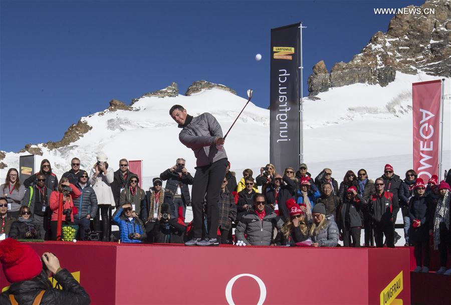 (SP)SWITZERLAND-JUNGFRAUJOCH-RORY MCLLROY-GOLF