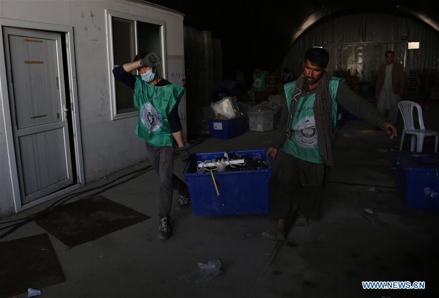 AFGHANISTAN-KABUL-ELECTION MATERIALS