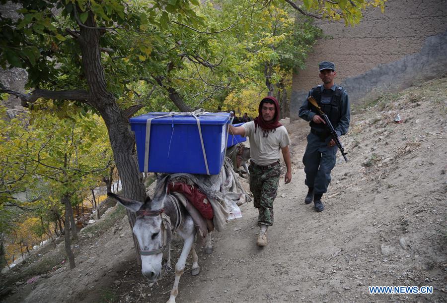 AFGHANISTAN-PANJSHIR-ELECTION MATERIALS