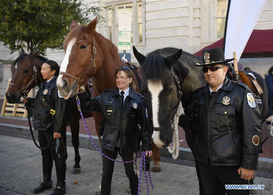 U.S.-WASHINGTON D.C.-BREAKFAST WITH THE MOUNTED POLICE