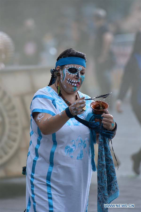 MEXICO-MEXICO CITY-DAY OF THE DEAD-PARADE