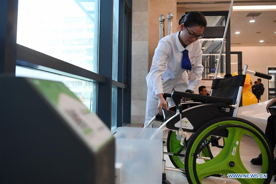 CHINA-GANSU-LANZHOU-HOSPITAL-SHARED WHEELCHAIR (CN)