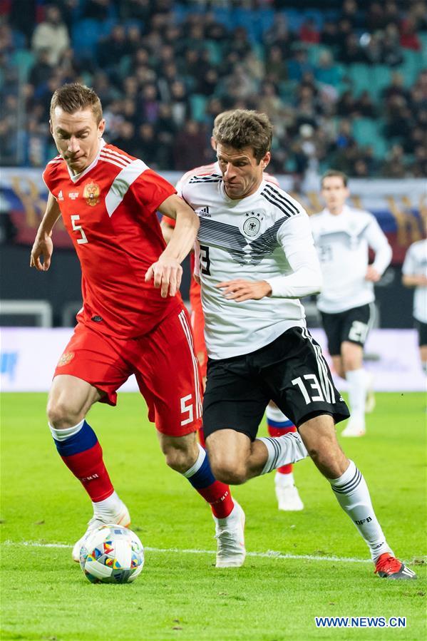 (SP)GERMANY-LEIPZIG-SOCCER-INTERNATIONAL FRIENDLY-GERMANY VS RUSSIA