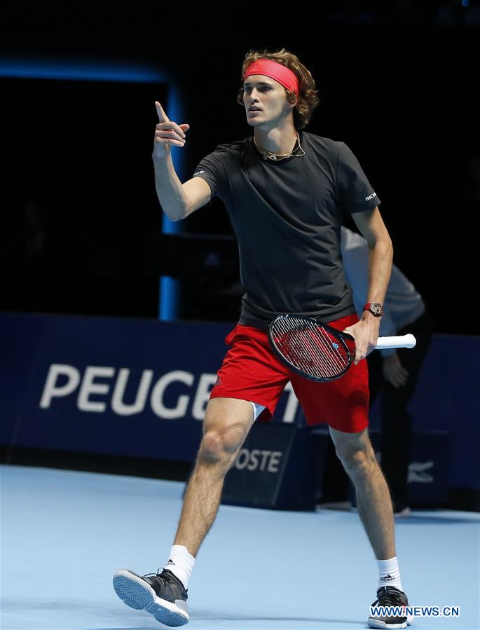 (SP)BRITAIN-LONDON-TENNIS-ATP WORLD TOUR FINALS-DAY 6 