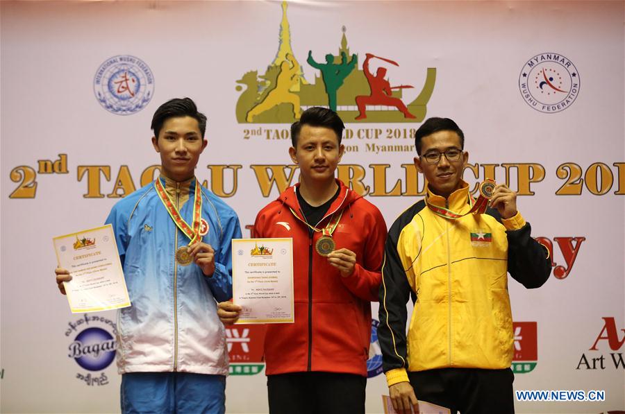 (SP)MYANMAR-YANGON-2ND TAOLU WORLD CUP 2018-AWARDING CEREMOONY