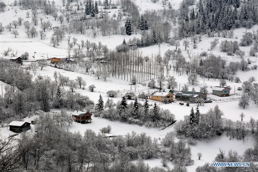 TURKEY-ARTVIN-WEATHER-SNOW