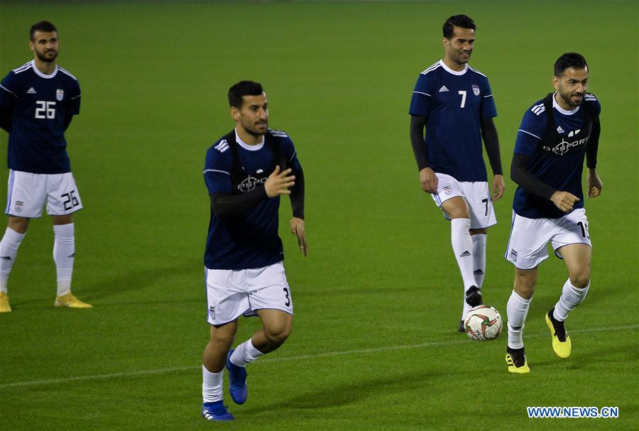 (SP)QATAR-DOHA-FOOTBALL-IRAN-TRAINING SESSION