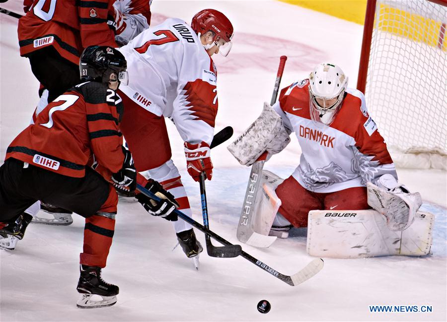 (SP)CANADA-VANCOUVER-INTERNATIONAL-ICE HOCKEY-IIHF WORLD JUNIOR CHAMPIONSHIP-CANADA VS DENMARK