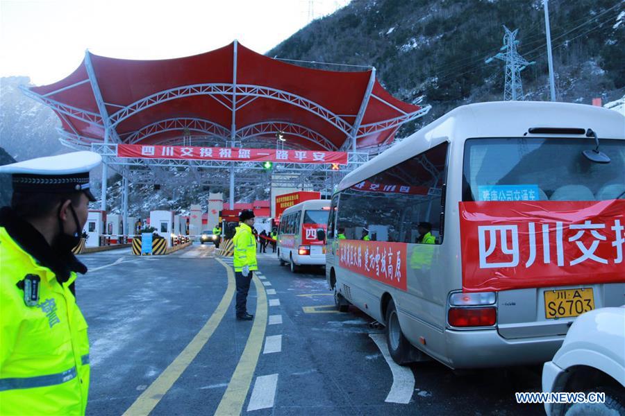 CHINA-SICHUAN-YA'AN-KANGDING EXPRESSWAY-TRIAL OPERATION (CN)