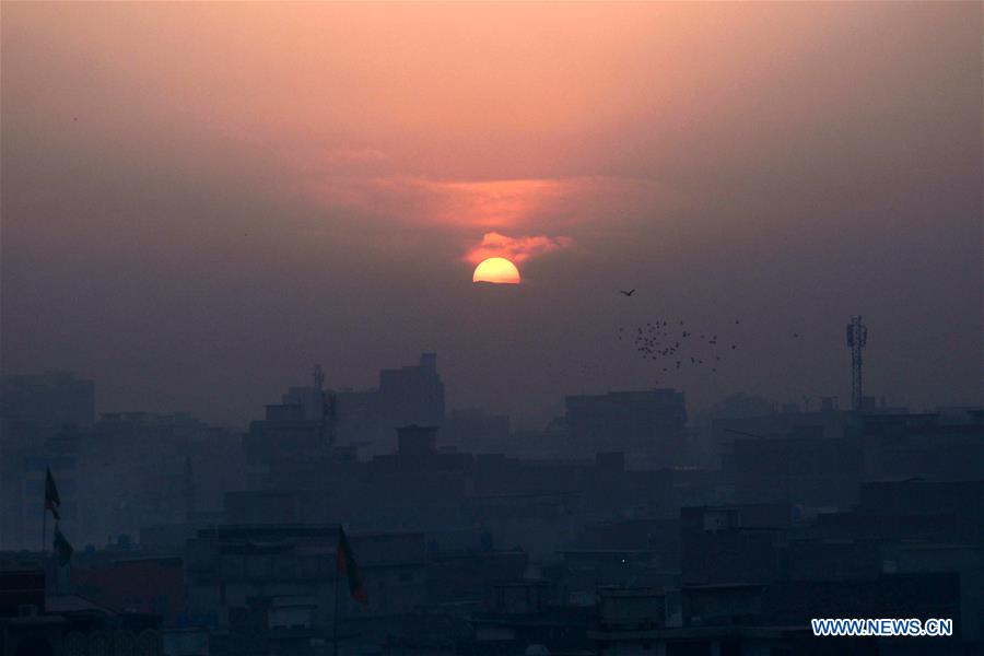 PAKISTAN-PESHAWAR-LAST SUNSET OF 2018