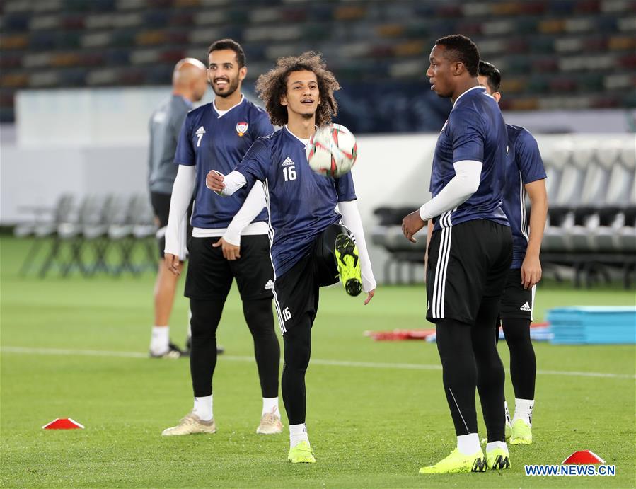 (SP)UAE-ABU DHABI-SOCCER-ASIAN CUP-UAE-NATIONAL TEAM-TRANING