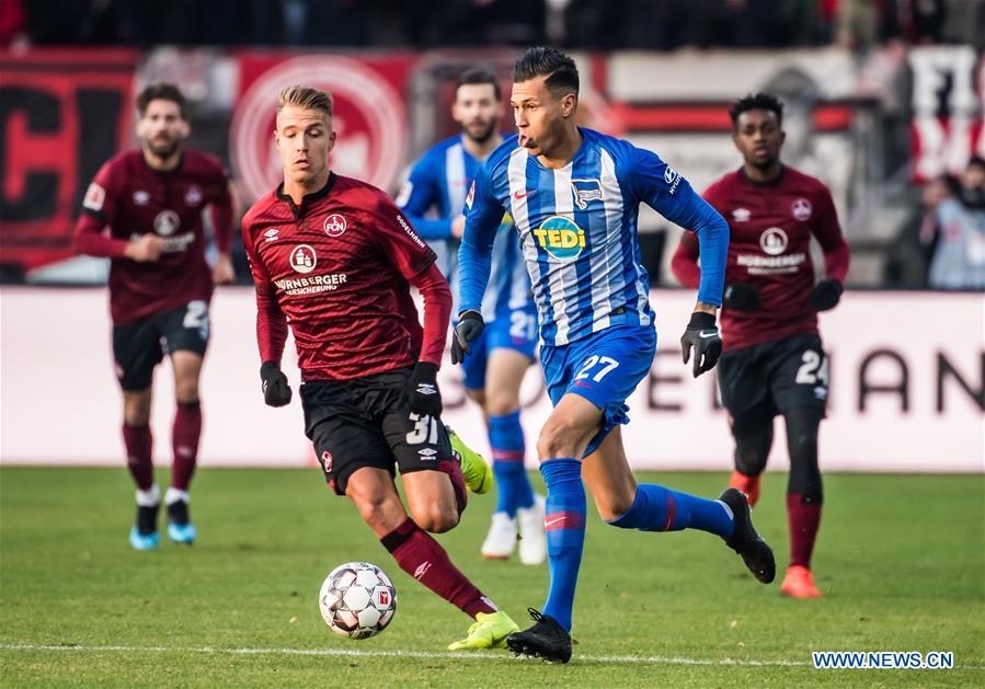 (SP)GERMANY-NUREMBERG-SOCCER-BUNDESLIGA-NUREMBERG VS HERTHA