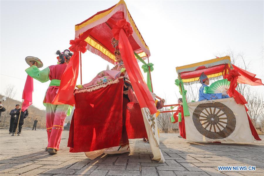 CHINA-HEBEI-LUNAR NEW YEAR-REHEARSAL (CN)