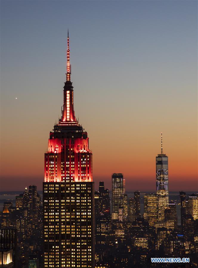 U.S.-NEW YORK-EMPIRE STATE BUILDING-CHINESE NEW YEAR