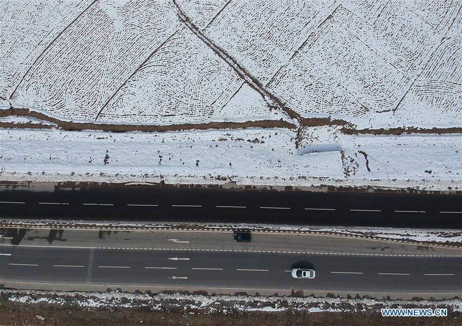 KASHMIR-SRINAGAR-SCENERY AFTER SNOWFALL