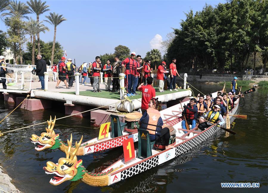 EGYPT-CAIRO-DRAGON BOAT-RACING