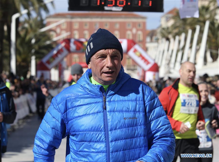 CROATIA-SPLIT-HALF MARATHON-SLOVENIAN PRESIDENT