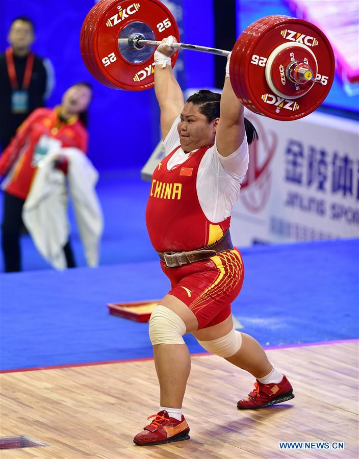 (SP)CHINA-FUZHOU-WEIGHTLIFTING-2019 IWF WORLD CUP(CN)