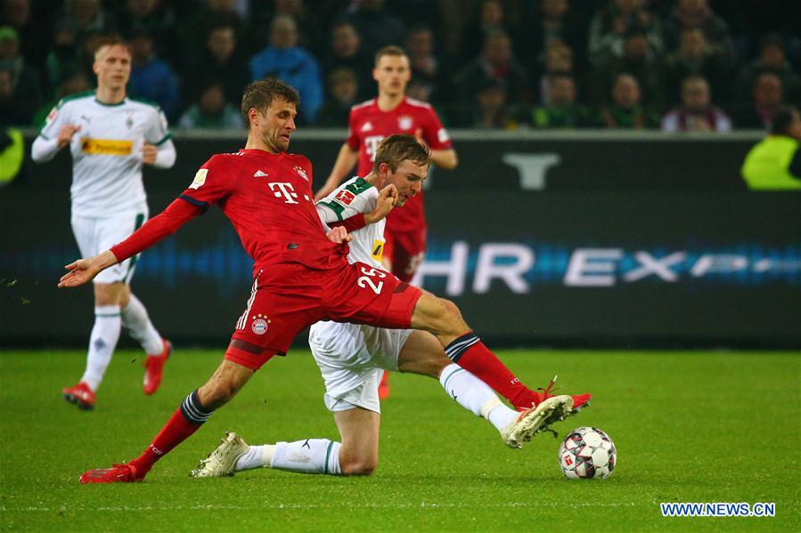 (SP)GERMANY-MOENCHENGLADBACH-SOCCER-BUNDESLIGA- MOENCHENGLADBACH VS BAYERN MUNICH