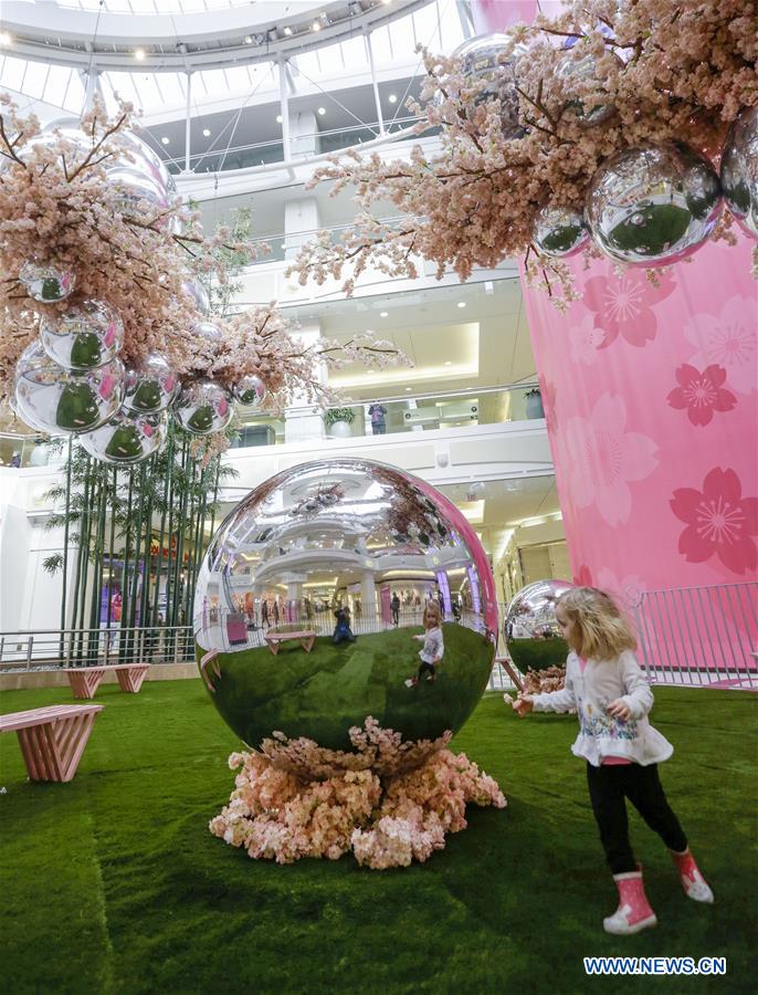 CANADA-VANCOUVER-ART INSTALLATION "BLOSSOM"