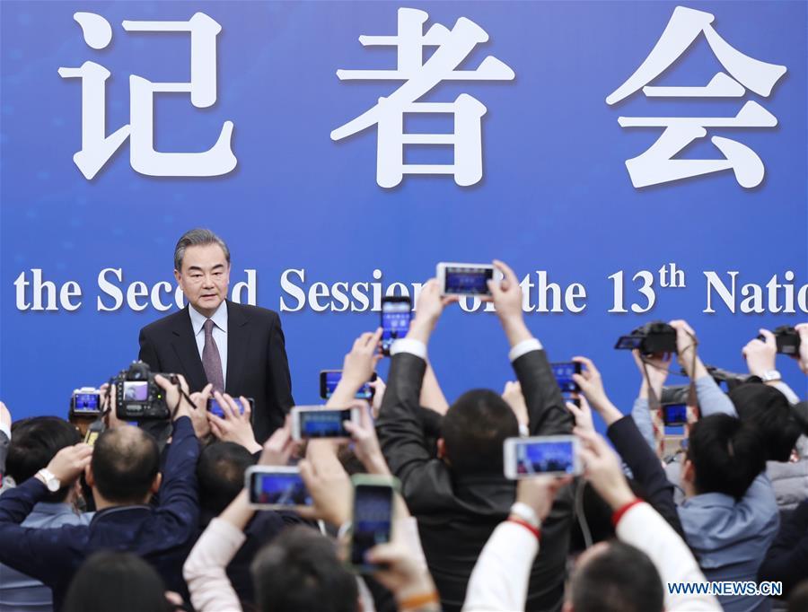 (TWO SESSIONS)CHINA-BEIJING-NPC-PRESS CONFERENCE-WANG YI (CN)