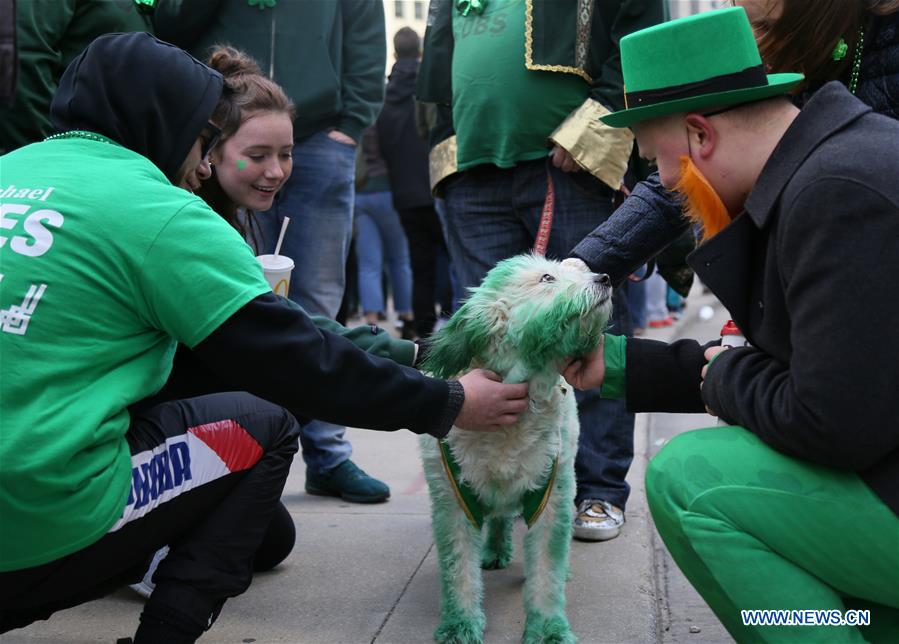 U.S.-CHICAGO-ST. PATRICK'S DAY-CELEBRATION