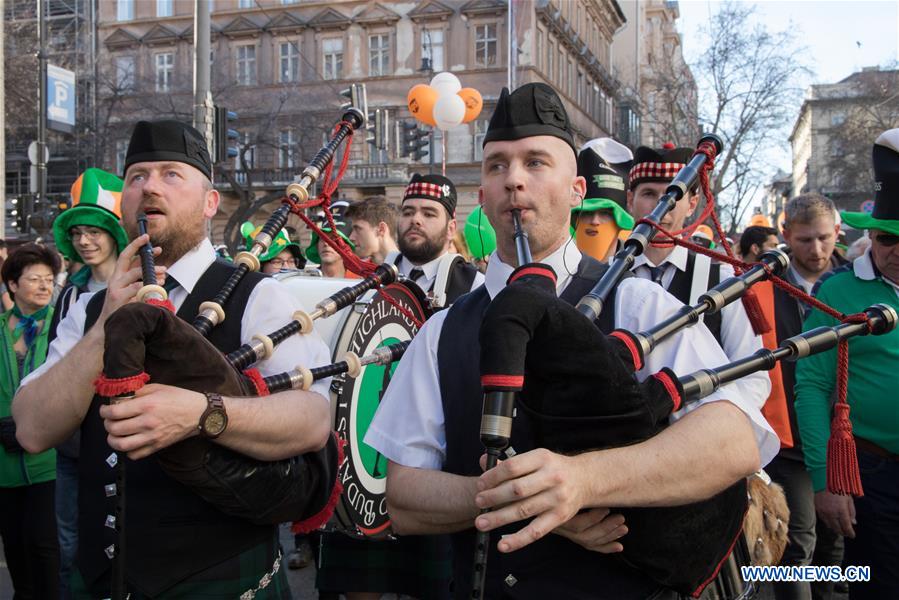 HUNGARY-BUDAPEST-SAINT PATRICK'S DAY-CELEBRATION