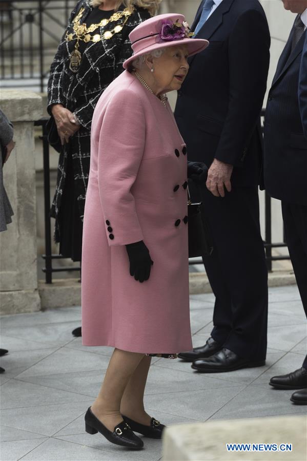 BRITAIN-LONDON-QUEEN ELIZABETH II-DUCHESS OF CAMBRIDGE-VISIT