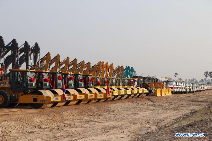 CAMBODIA-KAMPONG SPEU-CHINESE-INVESTED EXPRESSWAY-GROUNDBREAKING