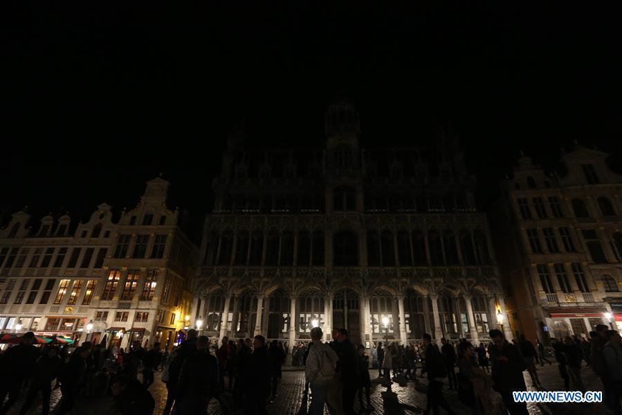 BELGIUM-BRUSSELS-EARTH HOUR