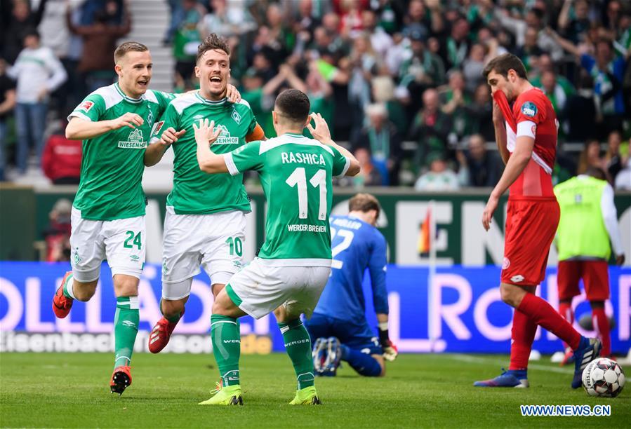 (SP)GERMANY-BREMEN-SOCCER-BUNDESLIGA-BREMEN VS MAINZ