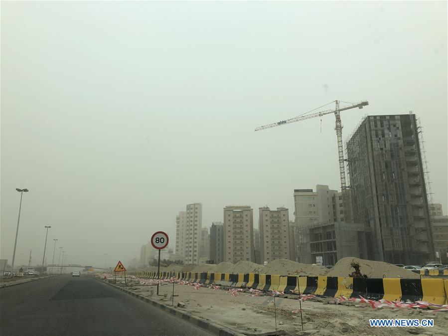 KUWAIT-HAWALLI GOVERNORATE-SAND STORM