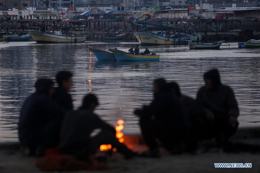 MIDEAST-GAZA-FISHERMEN-DAILY LIFE