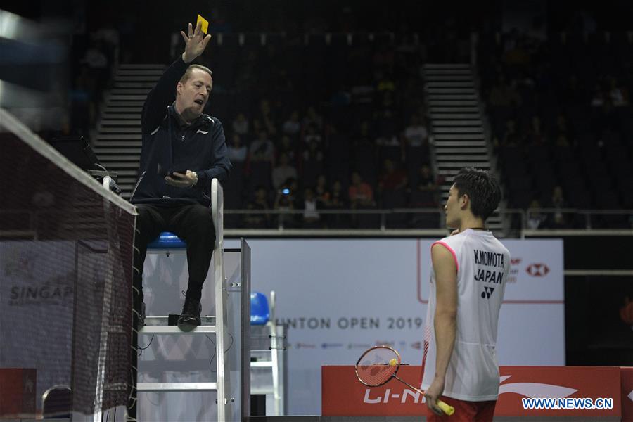 (SP)SINGAPORE-BADMINTON-SINGAPORE OPEN-SEMIFINAL