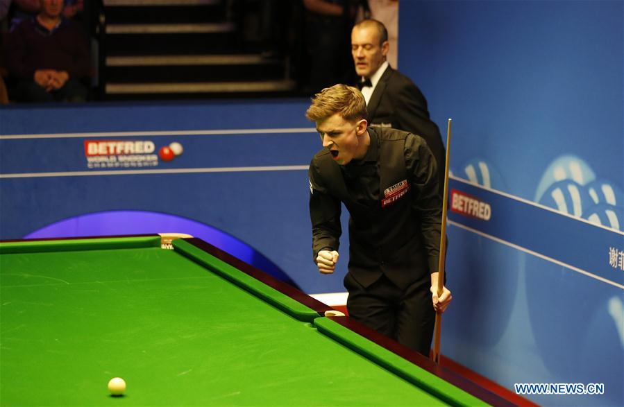 (SP) BRITAIN-SHEFFIELD-SNOOKER-WORLD CHAMPIONSHIP-DAY 4