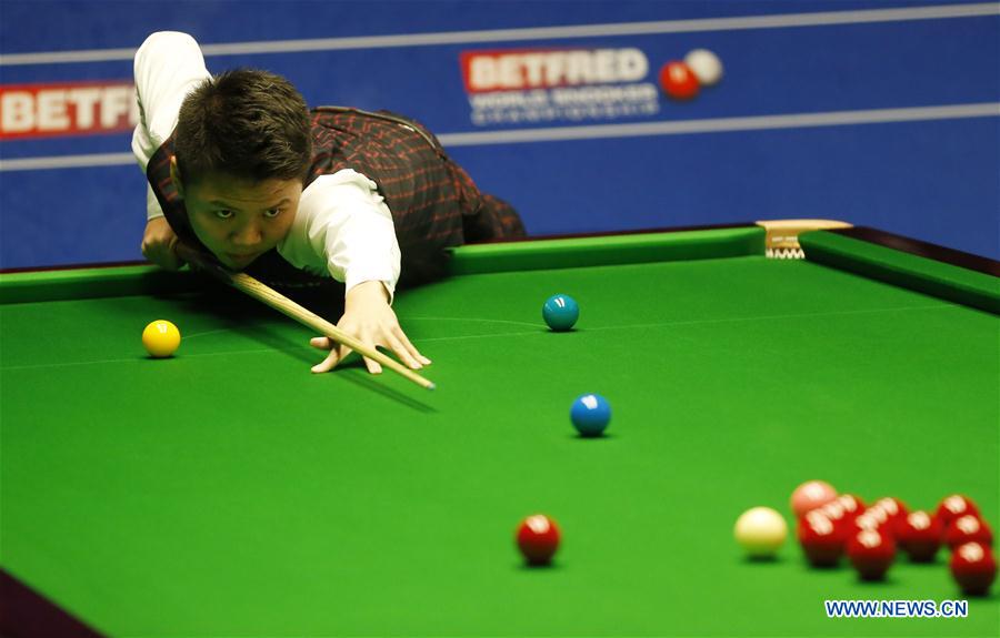 (SP) BRITAIN-SHEFFIELD-SNOOKER-WORLD CHAMPIONSHIP-DAY 4