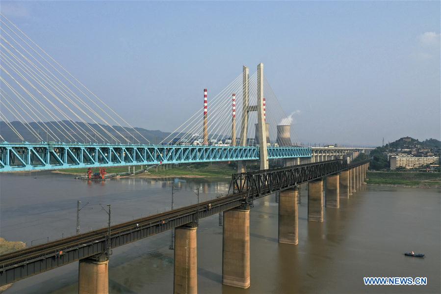 CHINA-CHONGQING-BAISHATUO YANGTZE RIVER RAILWAY BRIDGE (CN)