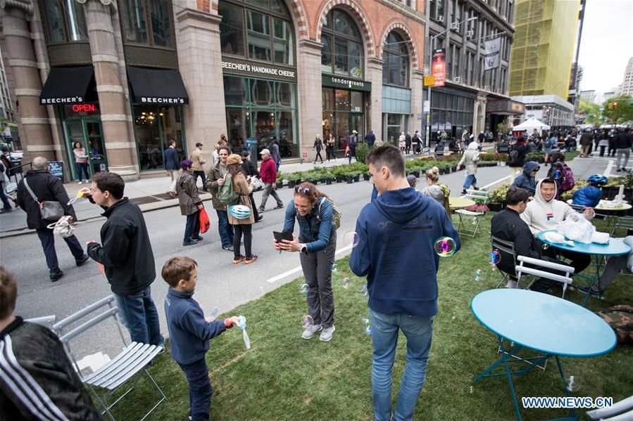 U.S.-NEW YORK-CAR FREE EARTH DAY 2019