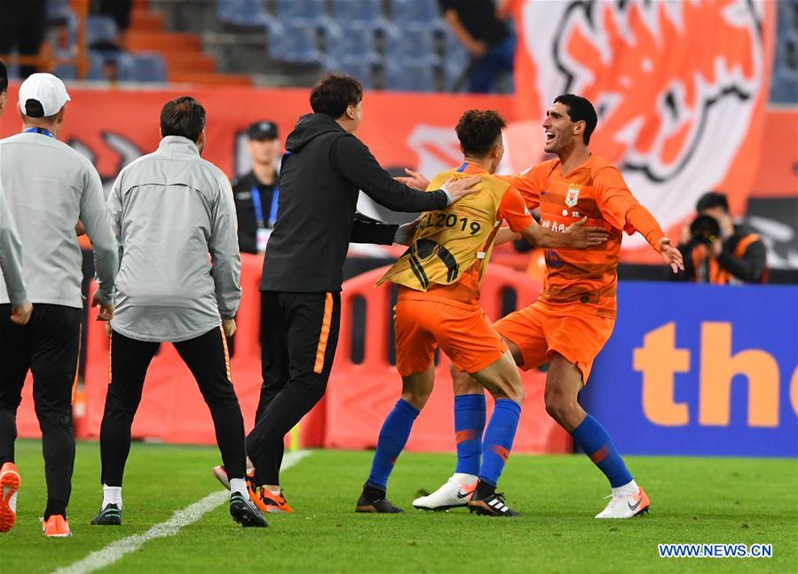 (SP)CHINA-SHANDONG-JINAN-SOCCER-AFC CHAMPIONS LEAGUE-GROUP E