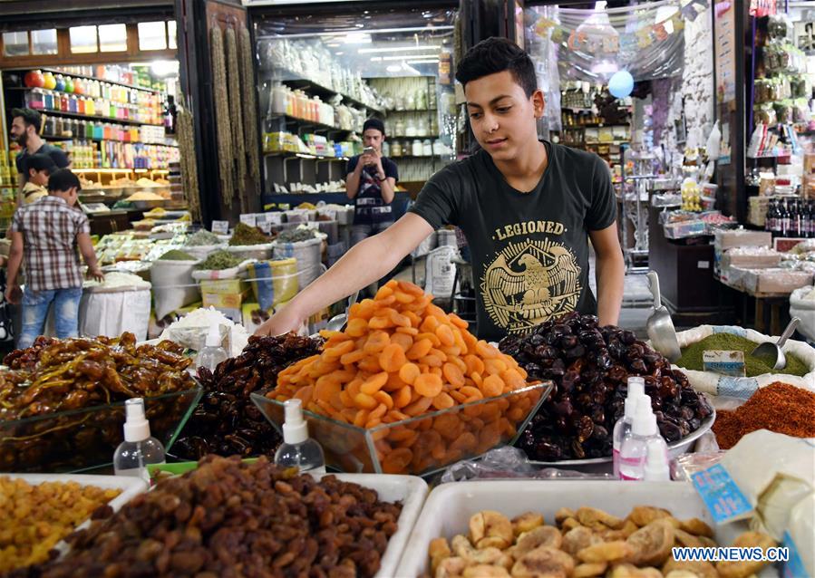 SYRIA-DAMASCUS-RAMADAN-MARKET