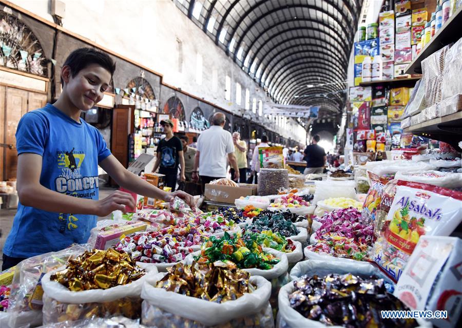 SYRIA-DAMASCUS-RAMADAN-MARKET