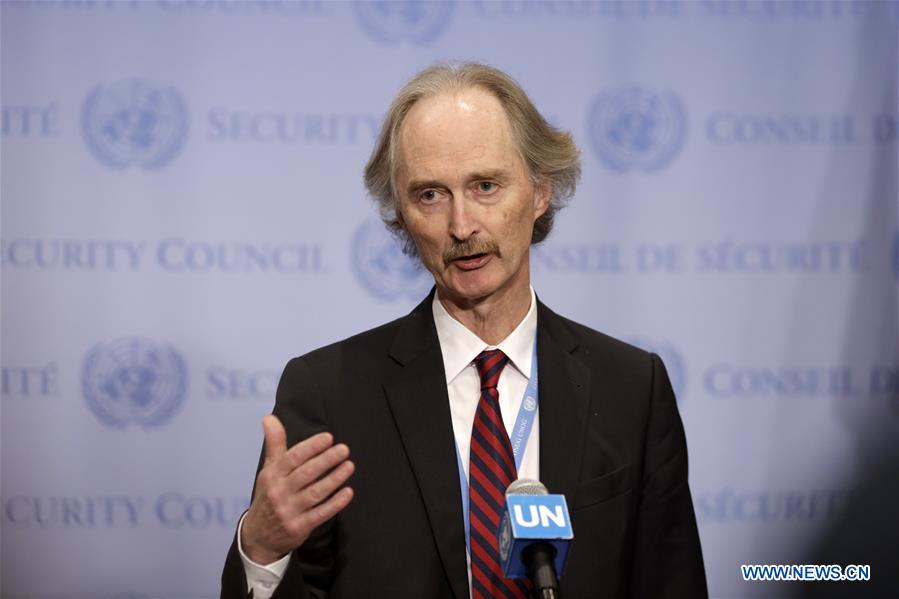 UN-ENVOY-SYRIA-PRESS ENCOUNTER