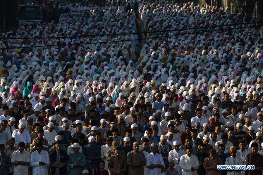 INDONESIA-JAKARTA-EID AL-FITR-PRAYING