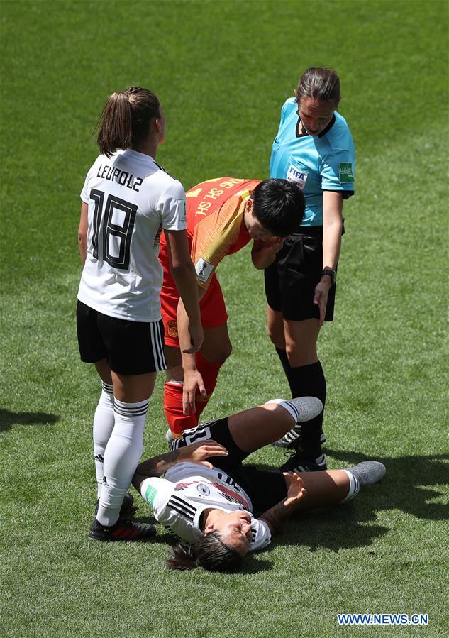 (SP)FRANCE-RENNES-2019 FIFA WOMEN'S WORLD CUP-GROUP B-GER VS CHN