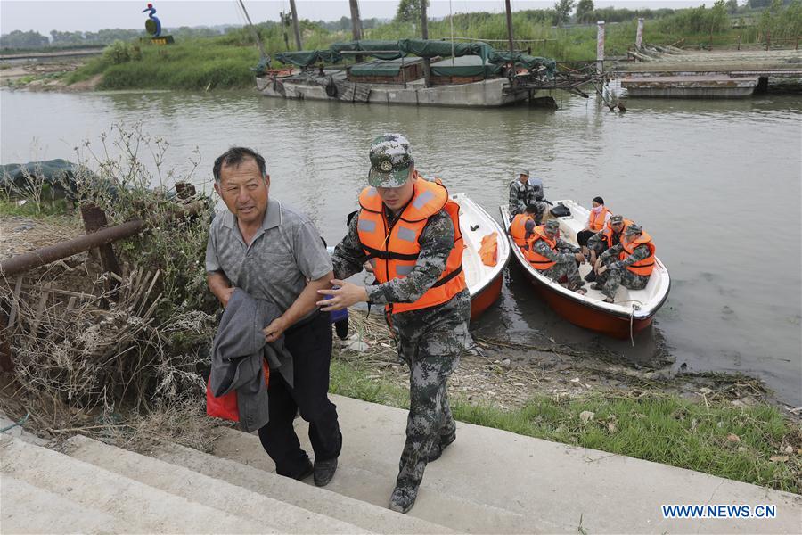 #CHINA-JIANGSU-HUAI'AN-FLOOD EVACUATION DRILL (CN)