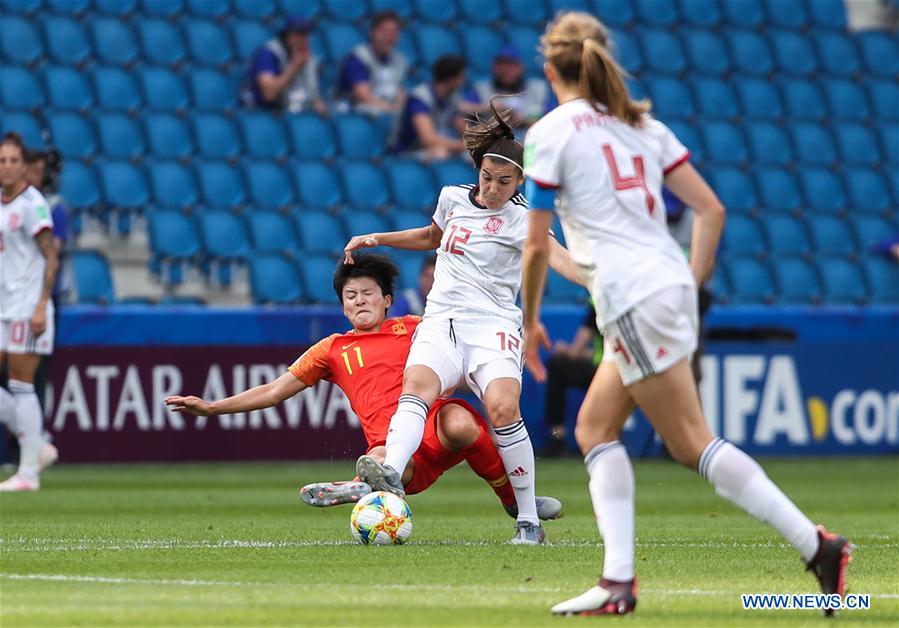 (SP)FRANCE-LE HAVRE-2019 FIFA WOMEN'S WORLD CUP-GROUP B-CHINA-SPAIN