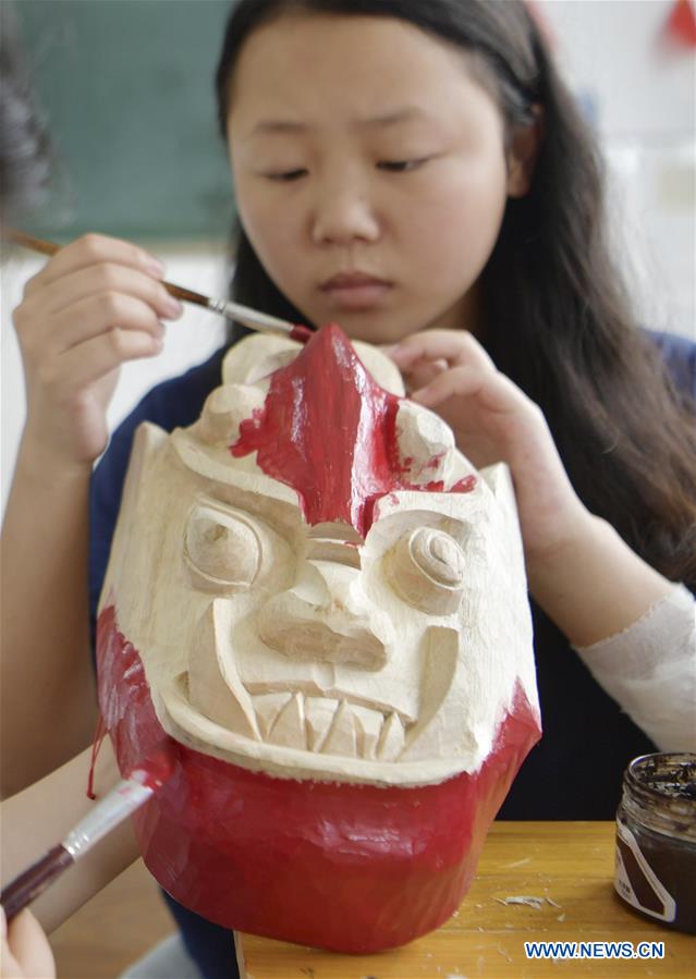 #CHINA-HUBEI-NUO OPERA-MASK MAKING (CN)